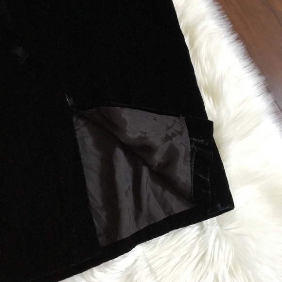 Neiman Marcus Velvet Midi Peplum Dress Size XS - Picture 8 of 10